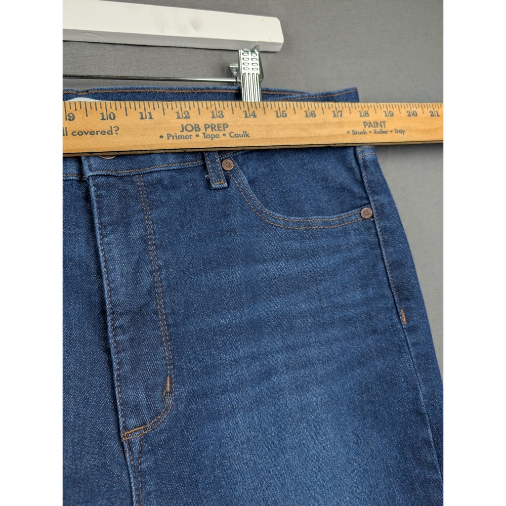 Sofia Jeans by Sofia Vergara Melisa Flare High Rise Blue Denim Jeans 16 - Picture 5 of 9